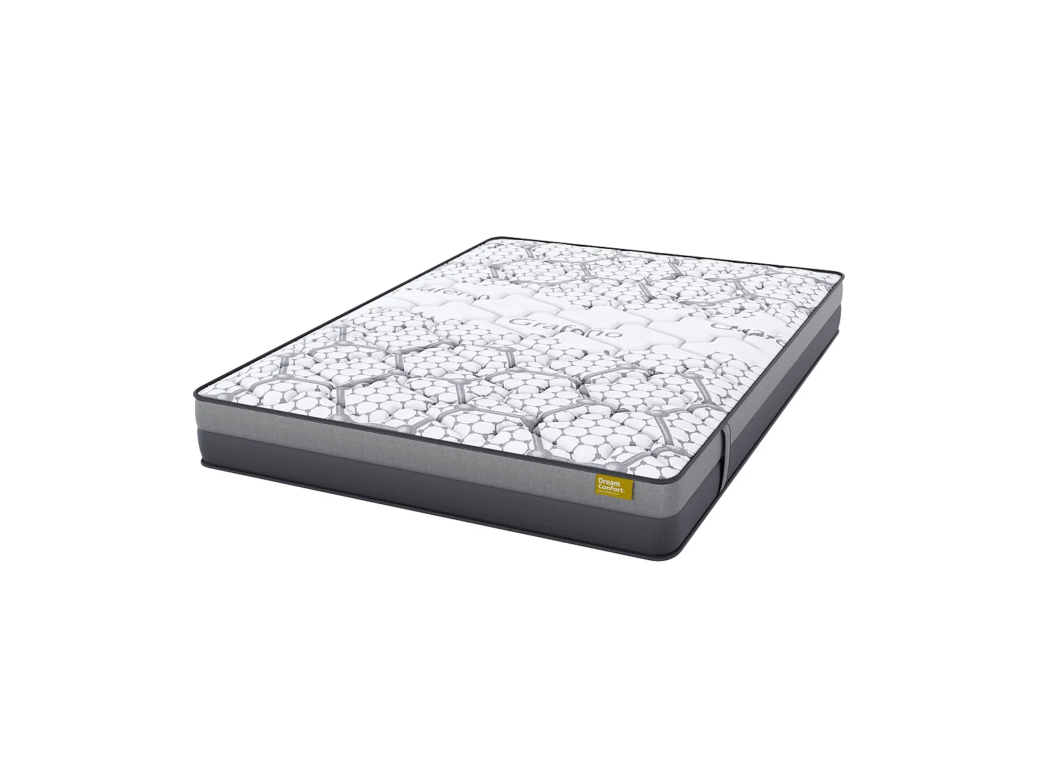 Materasso HR In Memory Foam Grafeno Cloud Elegance 150x200 22 cm Doppia Faccia Indipendenza dei Letti Rigidità Alta Dream Confort