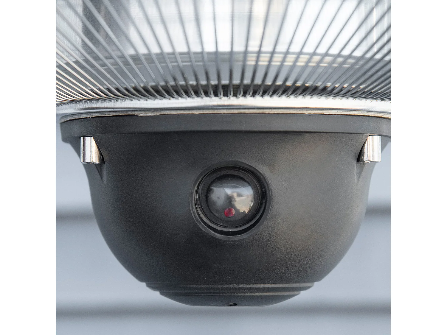 Calentador de patio plata 58.5x58.5x33 cm Outsunny