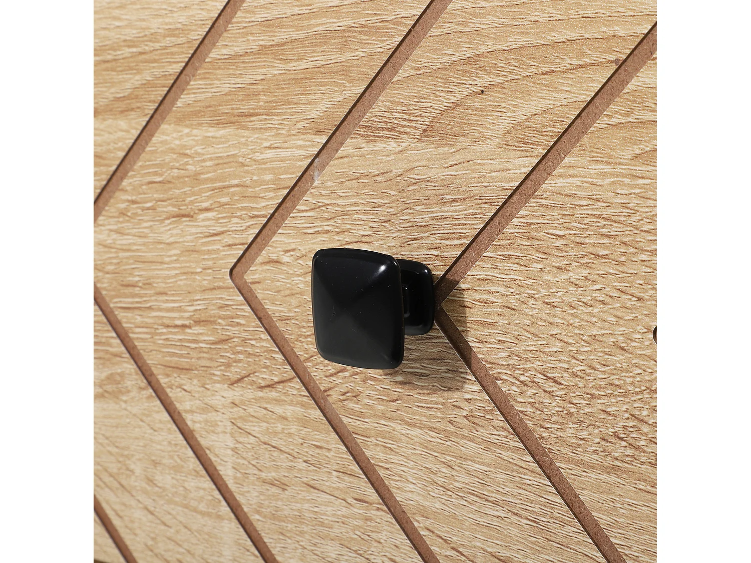 Mesita de noche color de madera natural 48x39,5x60cm HOMCOM