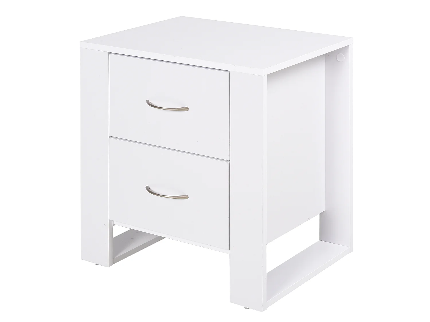 Mesita de noche blanco 48x39x54 cm HOMCOM