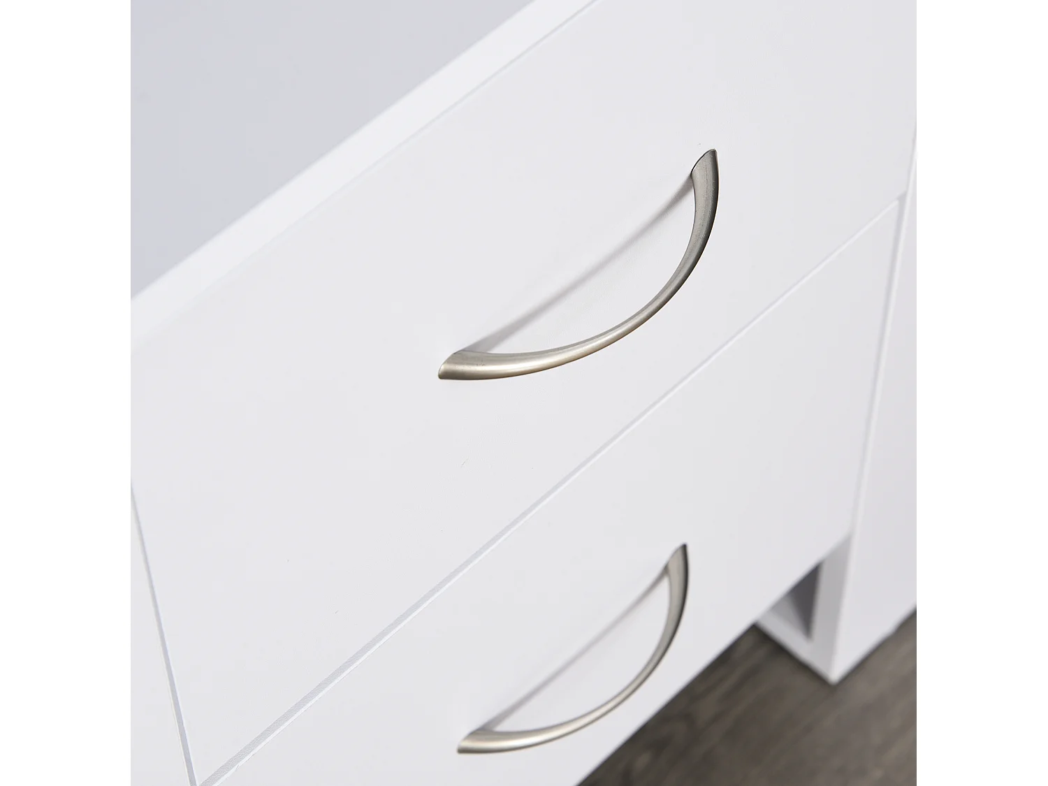 Mesita de noche blanco 48x39x54 cm HOMCOM