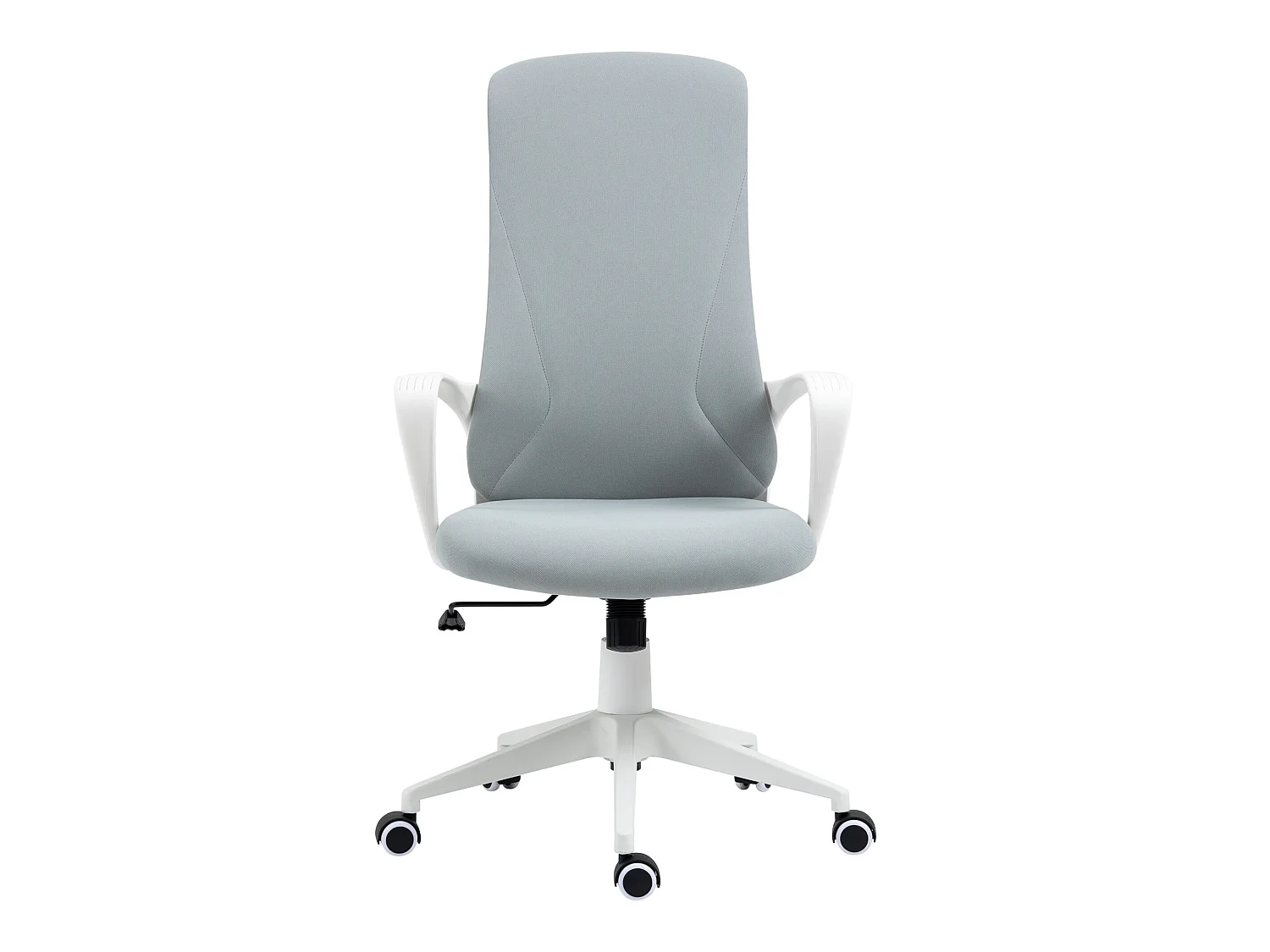 Silla de oficina gris claro 62x56x119.5 cm Vinsetto