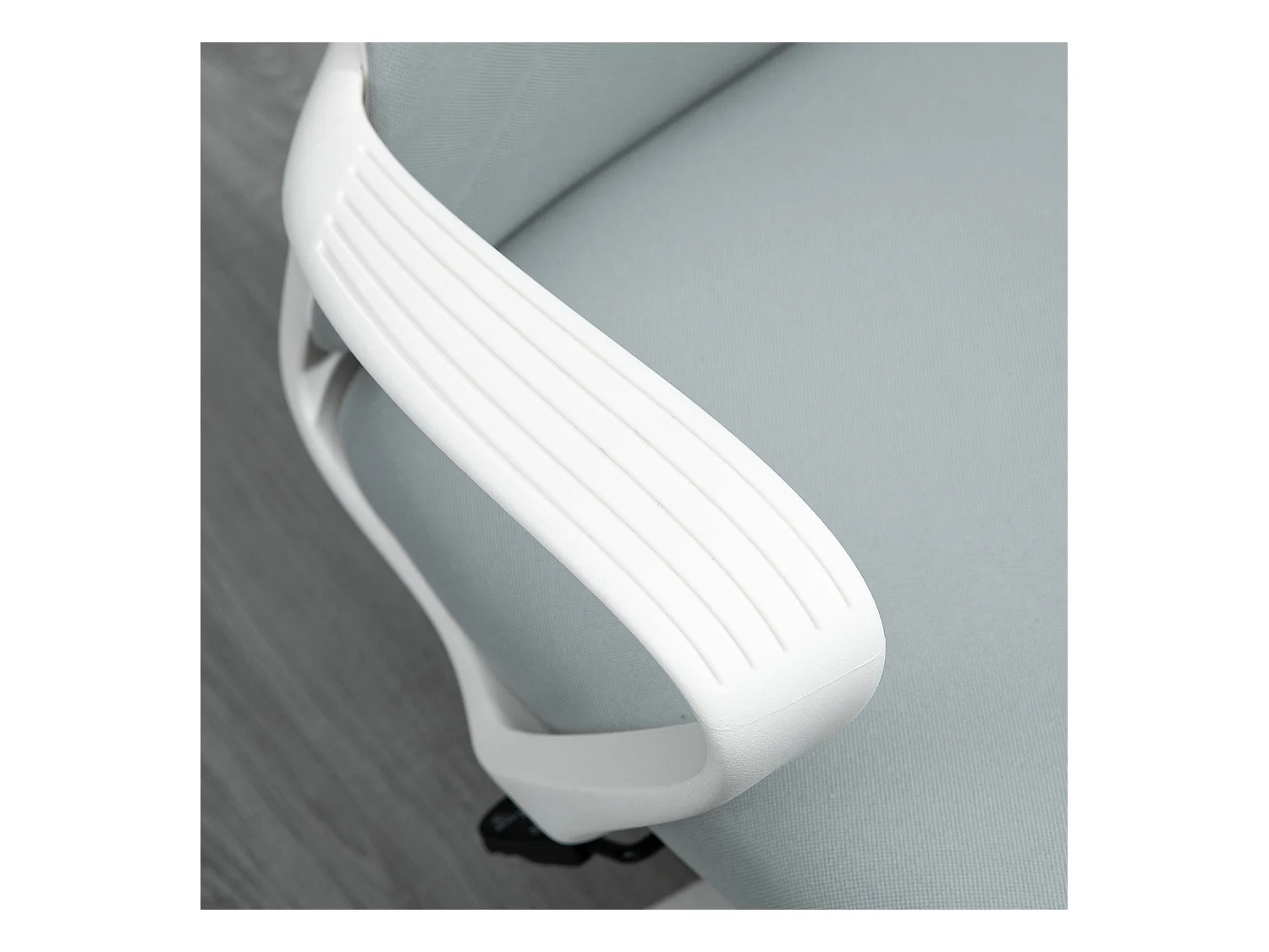 Silla de oficina gris claro 62x56x119.5 cm Vinsetto