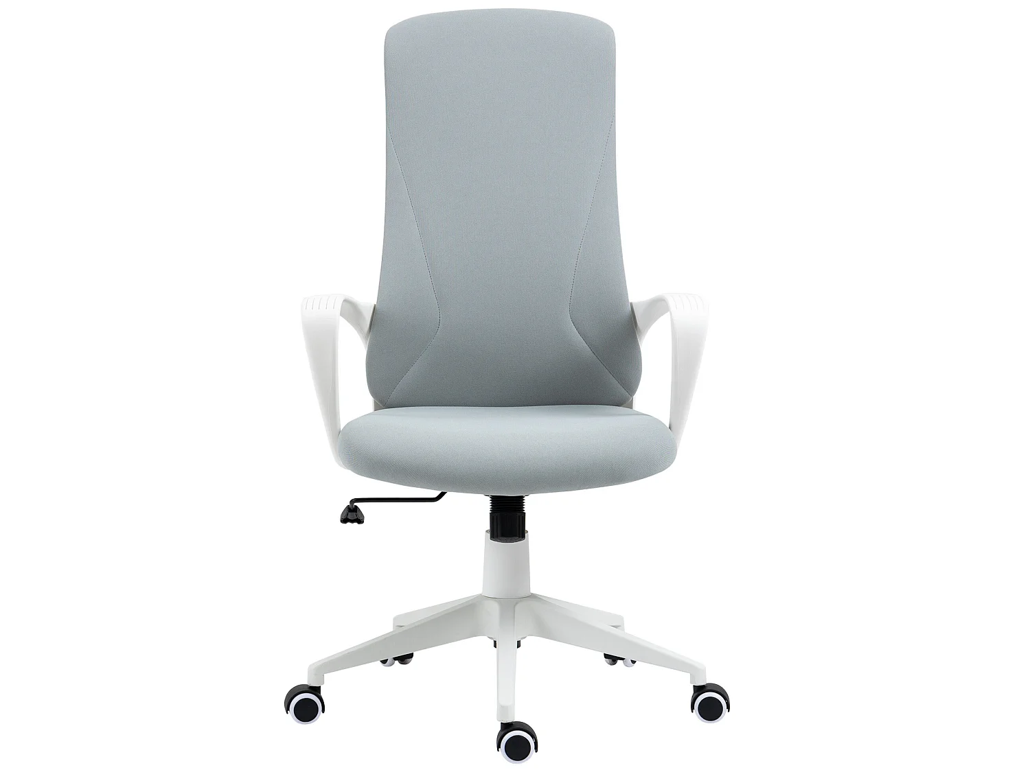 Silla de oficina gris claro 62x56x119.5 cm Vinsetto