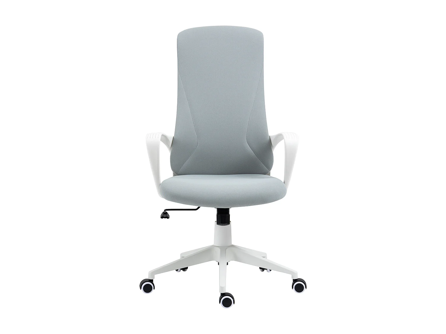 Silla de oficina gris claro 62x56x119.5 cm Vinsetto