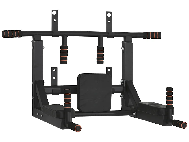 Barra de dominadas negro 93x72x48 cm HOMCOM