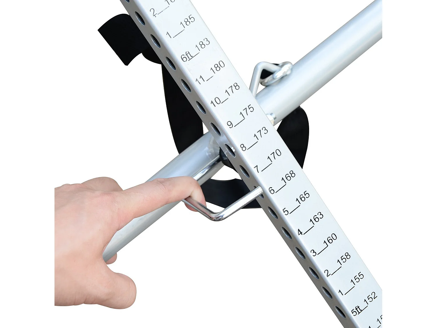 Tabla de inversión gravitacional azul 65x142x126 cm HOMCOM