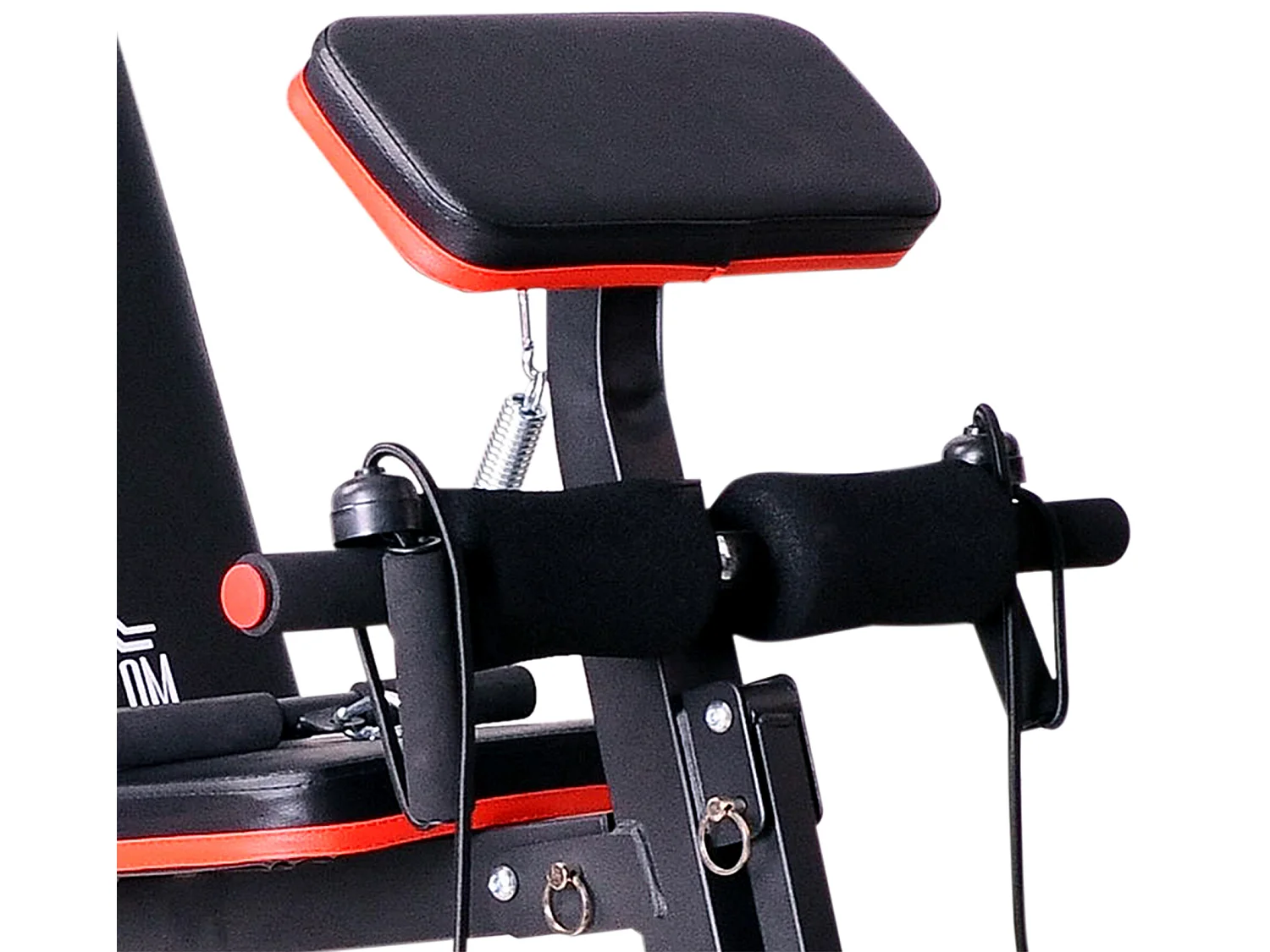 Banco de mancuerna negro 54x160x106 cm HOMCOM