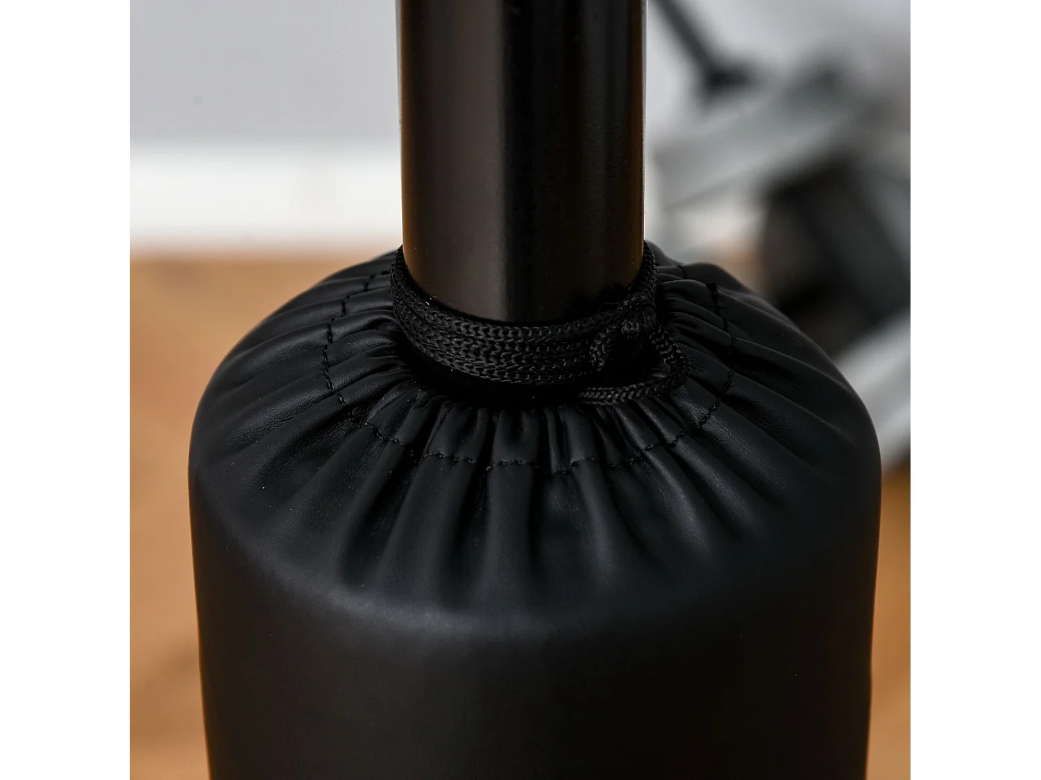 Saco de boxeo de pie negro 88x50x230 cm HOMCOM