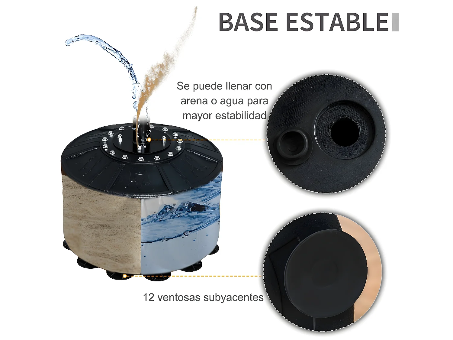 Saco de boxeo de pie negro 88x50x230 cm HOMCOM