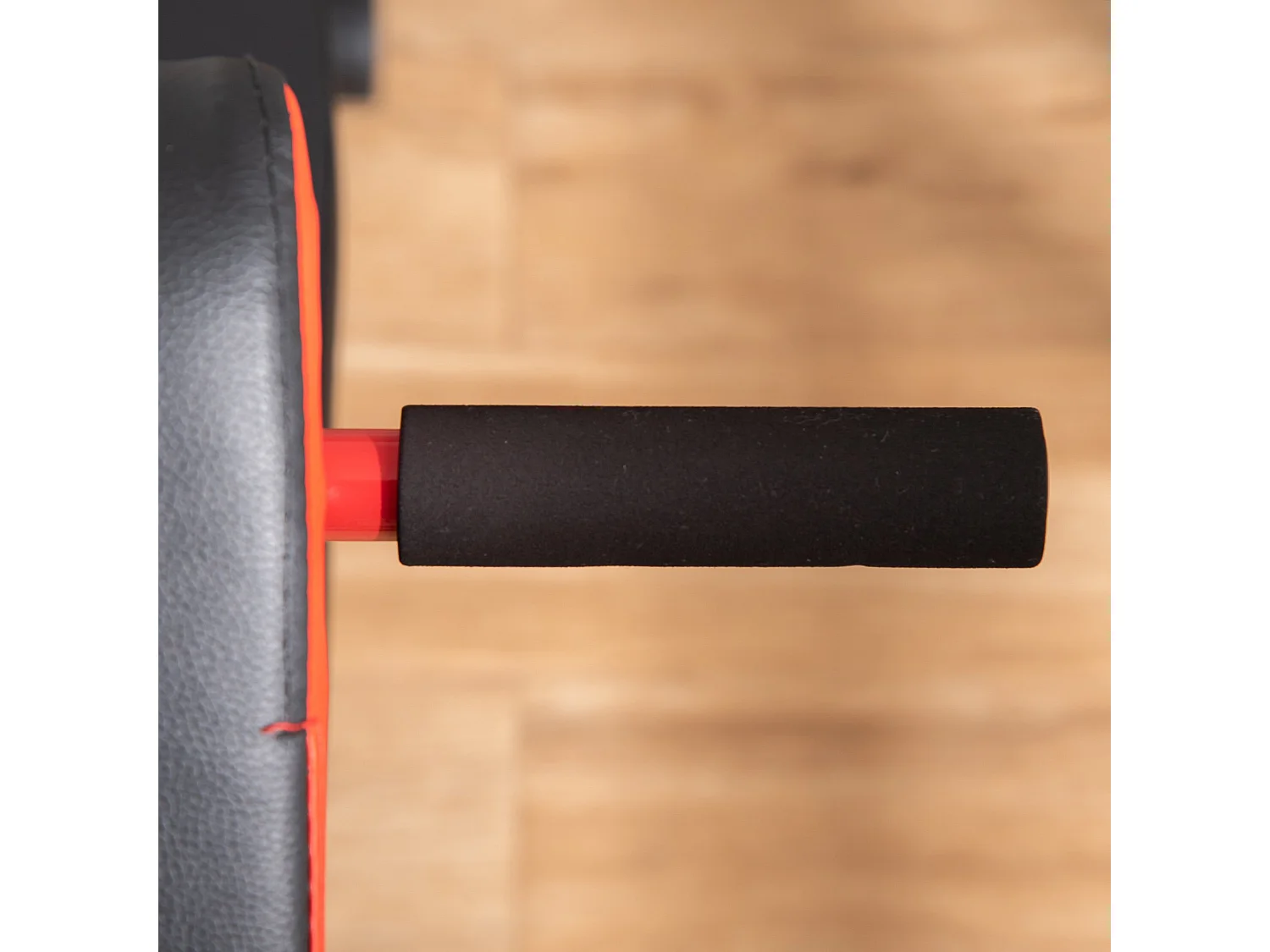 Banco de mancuerna negro y rojo 64x146x85 cm HOMCOM