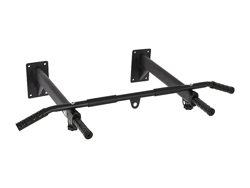 Barra de dominadas de pared negro 93,5x65x17 cm HOMCOM