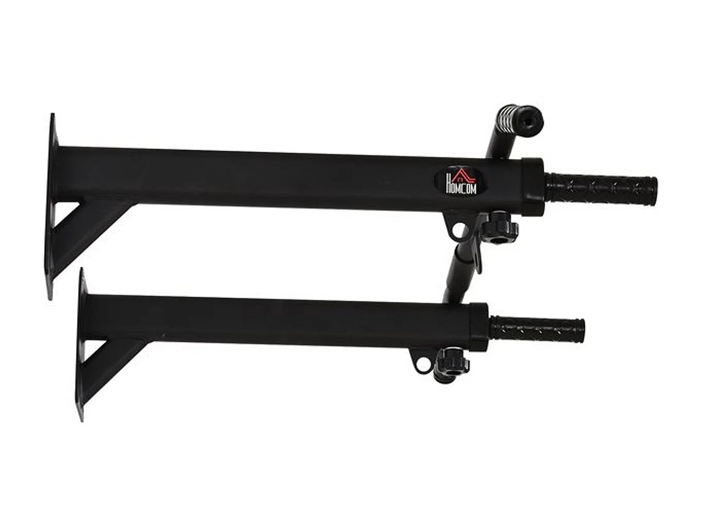 Barra de dominadas de pared negro 93,5x65x17 cm HOMCOM