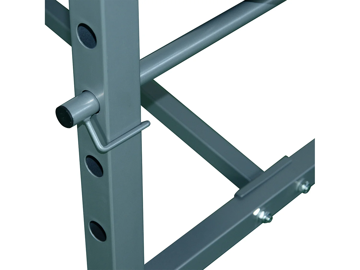 Banco de pesas negro y plateado 165x68x114 cm HOMCOM