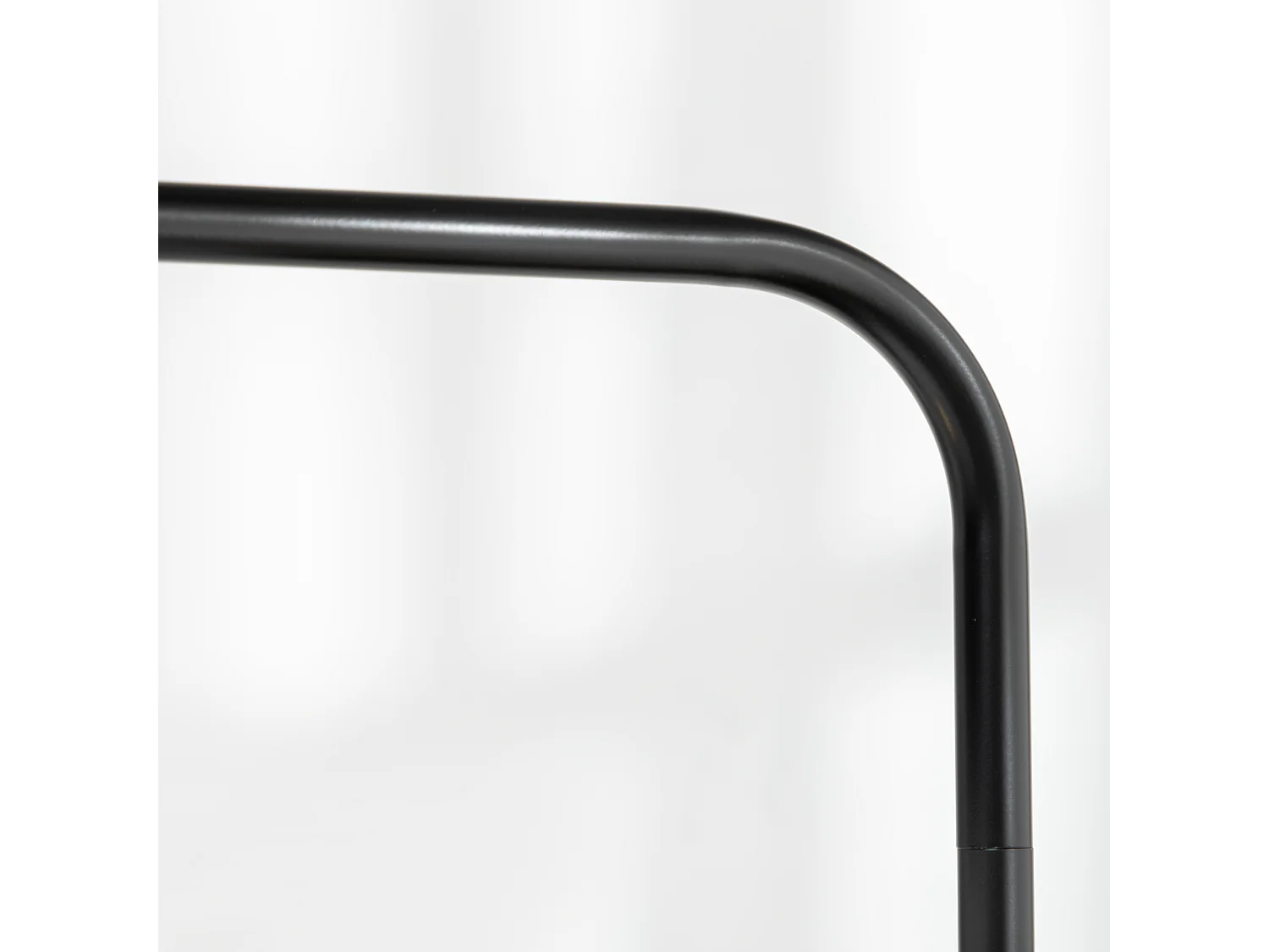 Lámpara de pie blanco y negro 64x38x163.5 cm HOMCOM