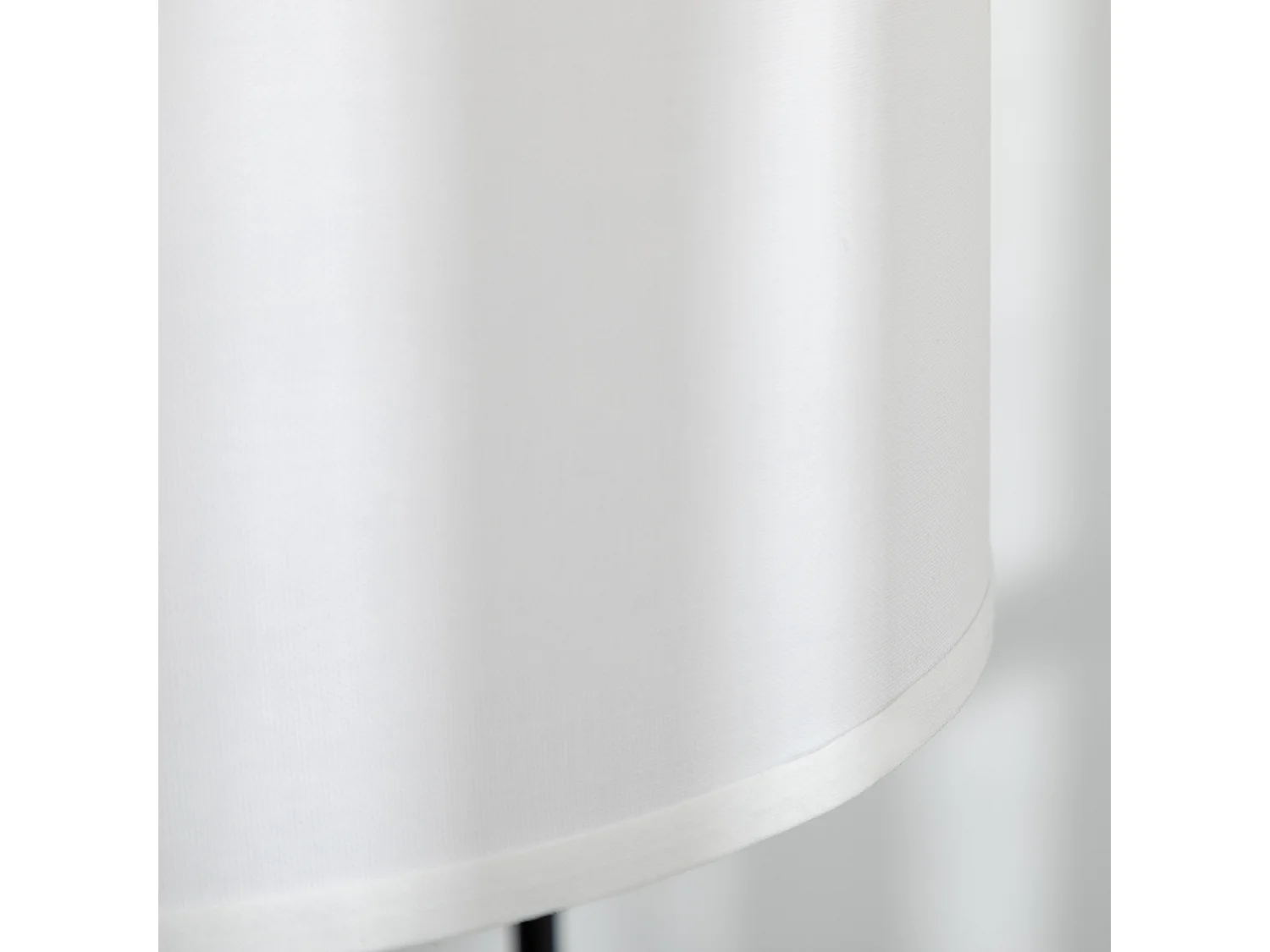 Lámpara de pie blanco y negro 64x38x163.5 cm HOMCOM