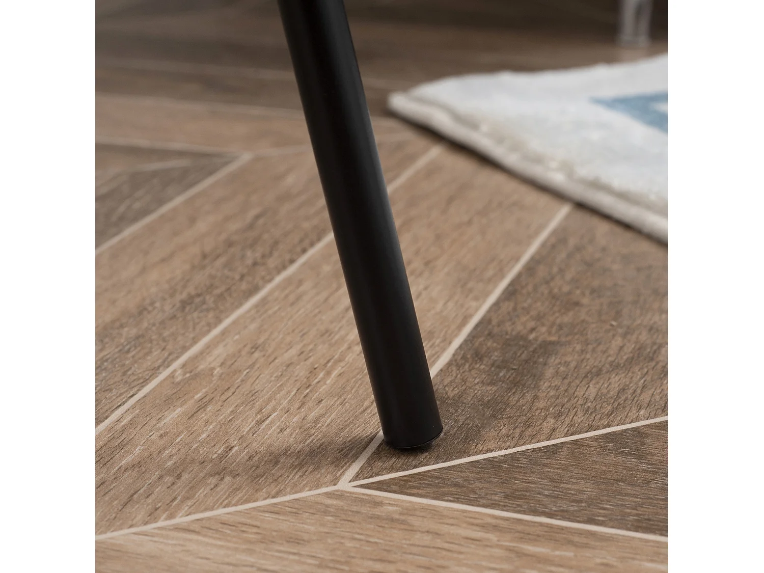 Lámpara de pie negro 60x60x163 cm HOMCOM