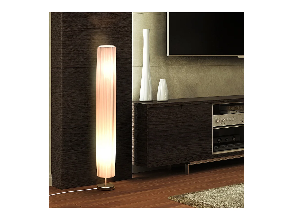 Lámpara de pie blanco 15x15x120cm HOMCOM