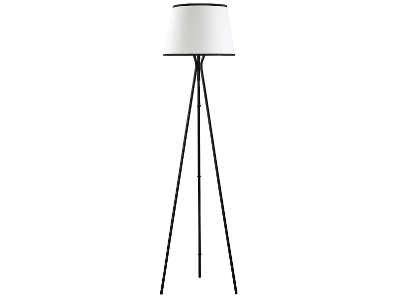 Lámpara de pie negro y blanco 50x50x170 cm HOMCOM