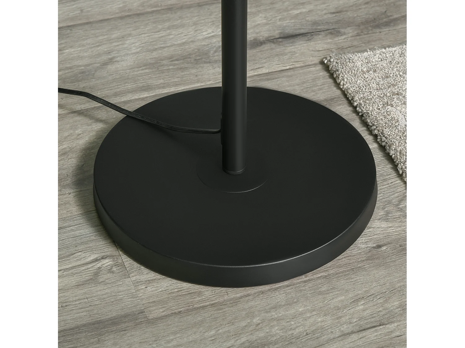 Lámpara de pie blanco y negro ø40x170 cm HOMCOM