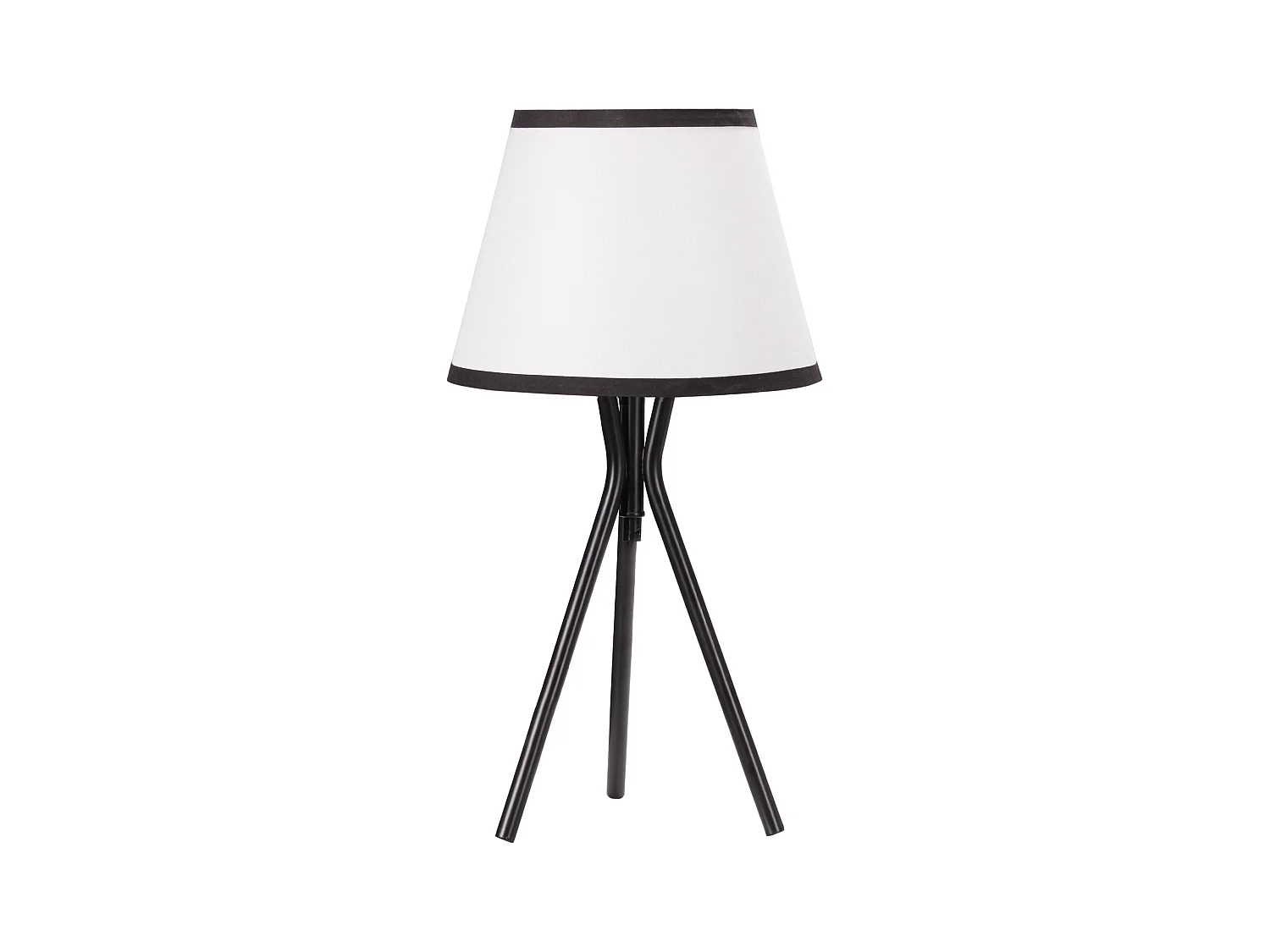 Lámpara de mesa blanco y negro 25x25x50 cm HOMCOM