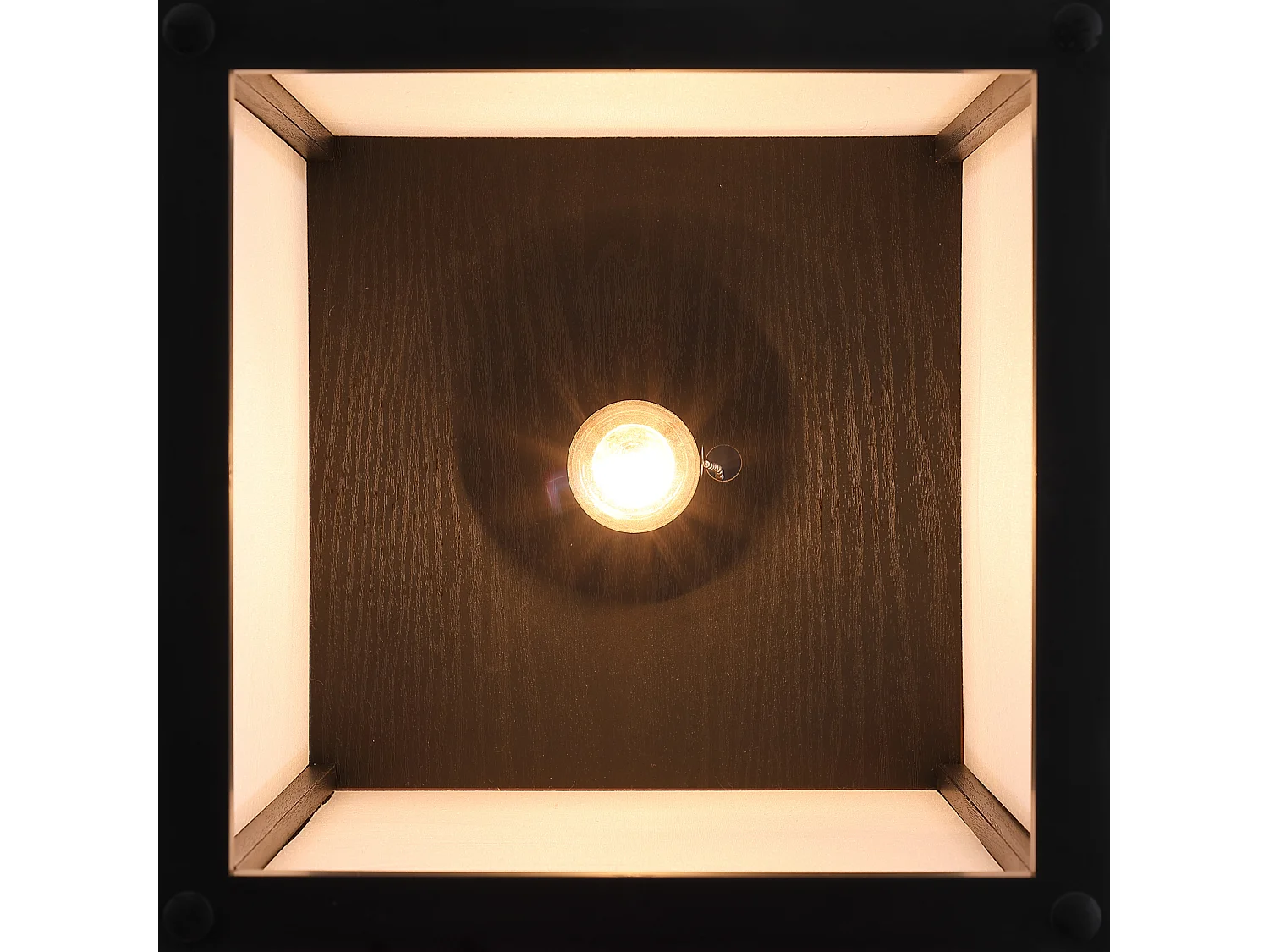 Lámpara de pie con estantes negro 26x26x160 cm HOMCOM