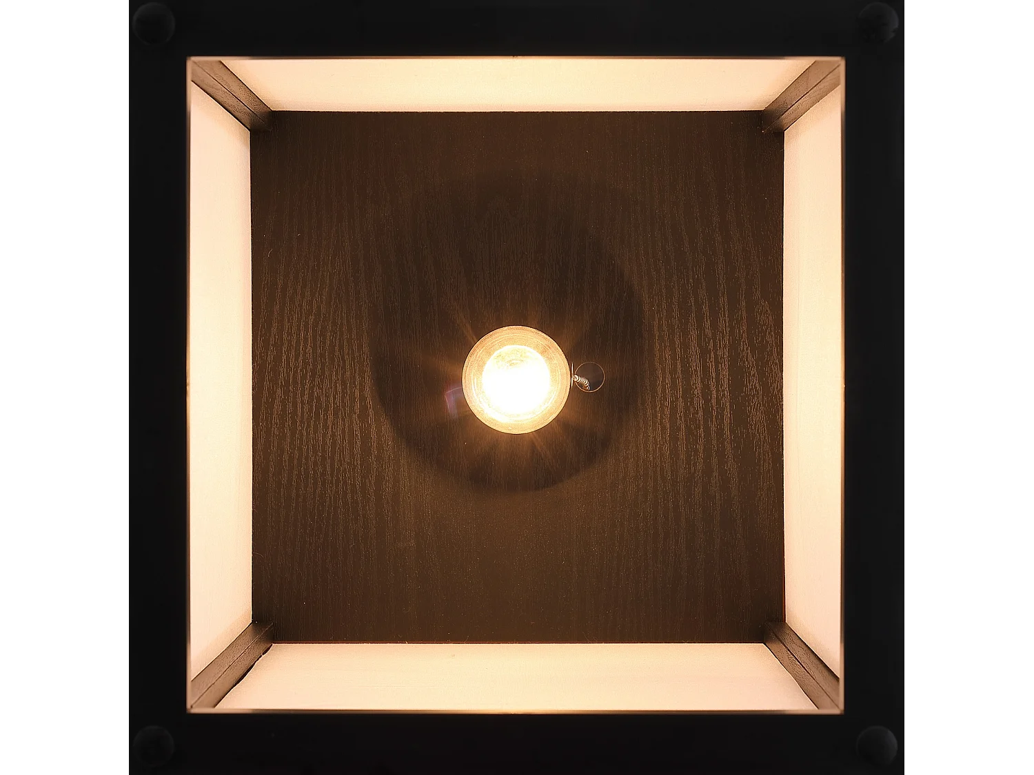 Lámpara de pie con estantes negro 26x26x160 cm HOMCOM