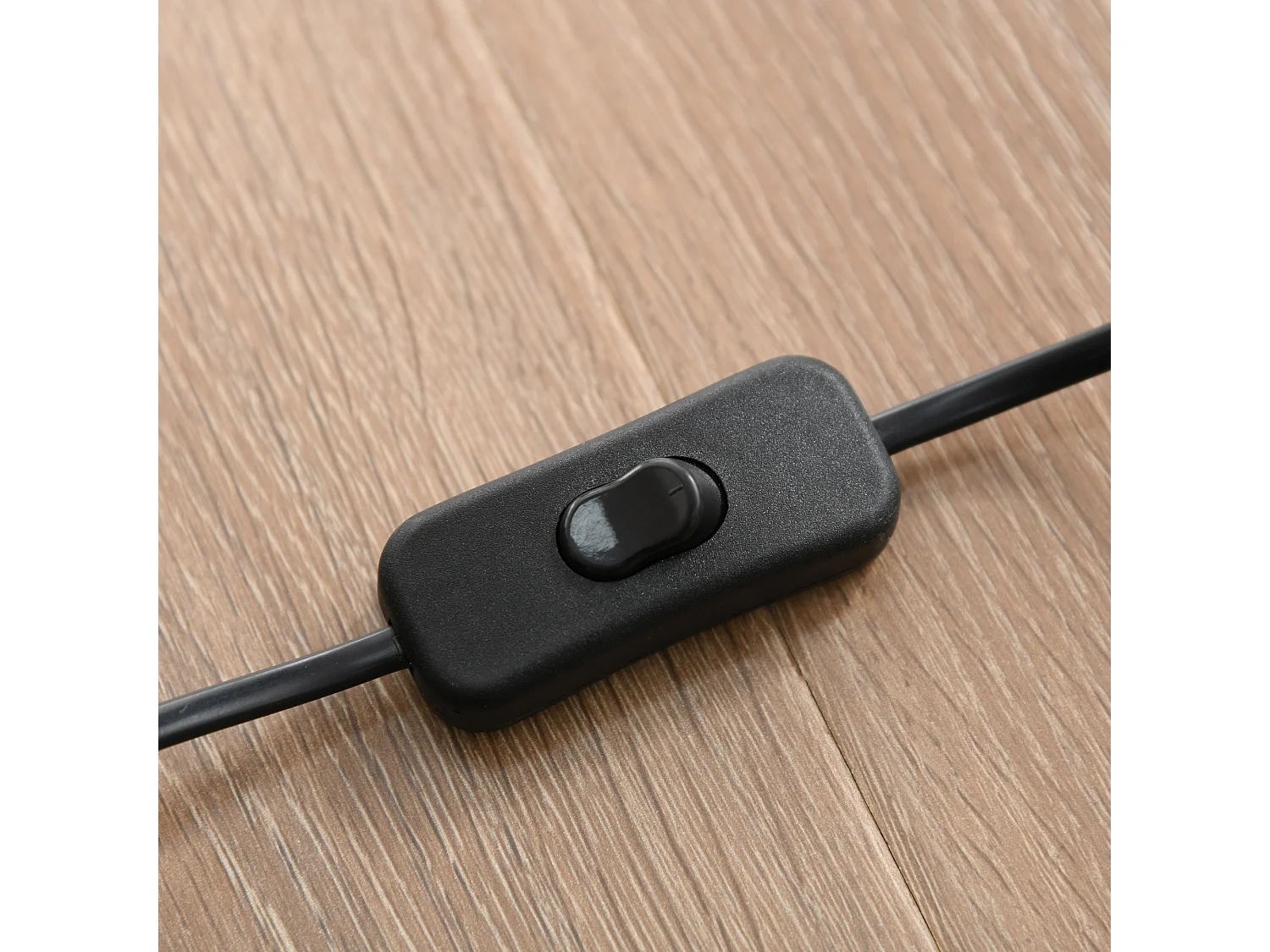 Lámpara de mesa madera natural 20x20x41 cm HOMCOM