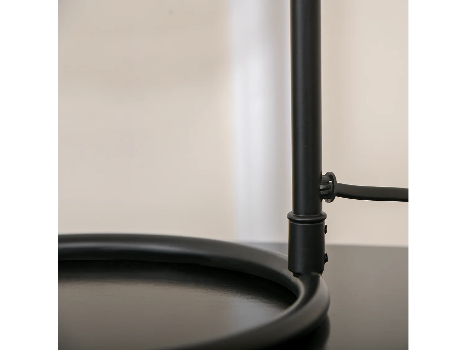 Lámpara de mesa madera natural 20x20x41 cm HOMCOM