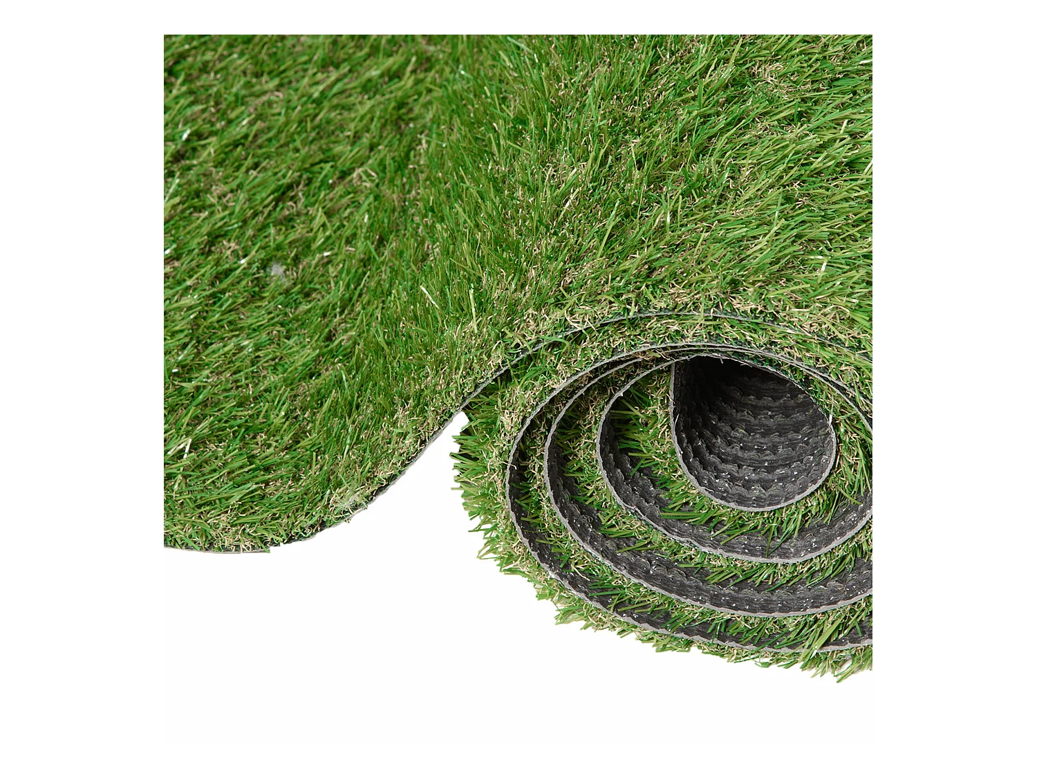 Césped artificial verde 300x100x2,5cm Outsunny