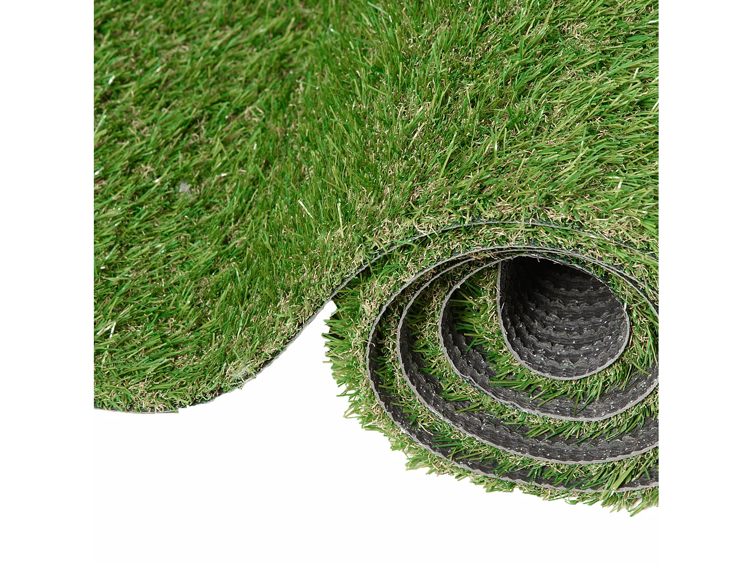 Césped artificial verde 300x100x2,5cm Outsunny