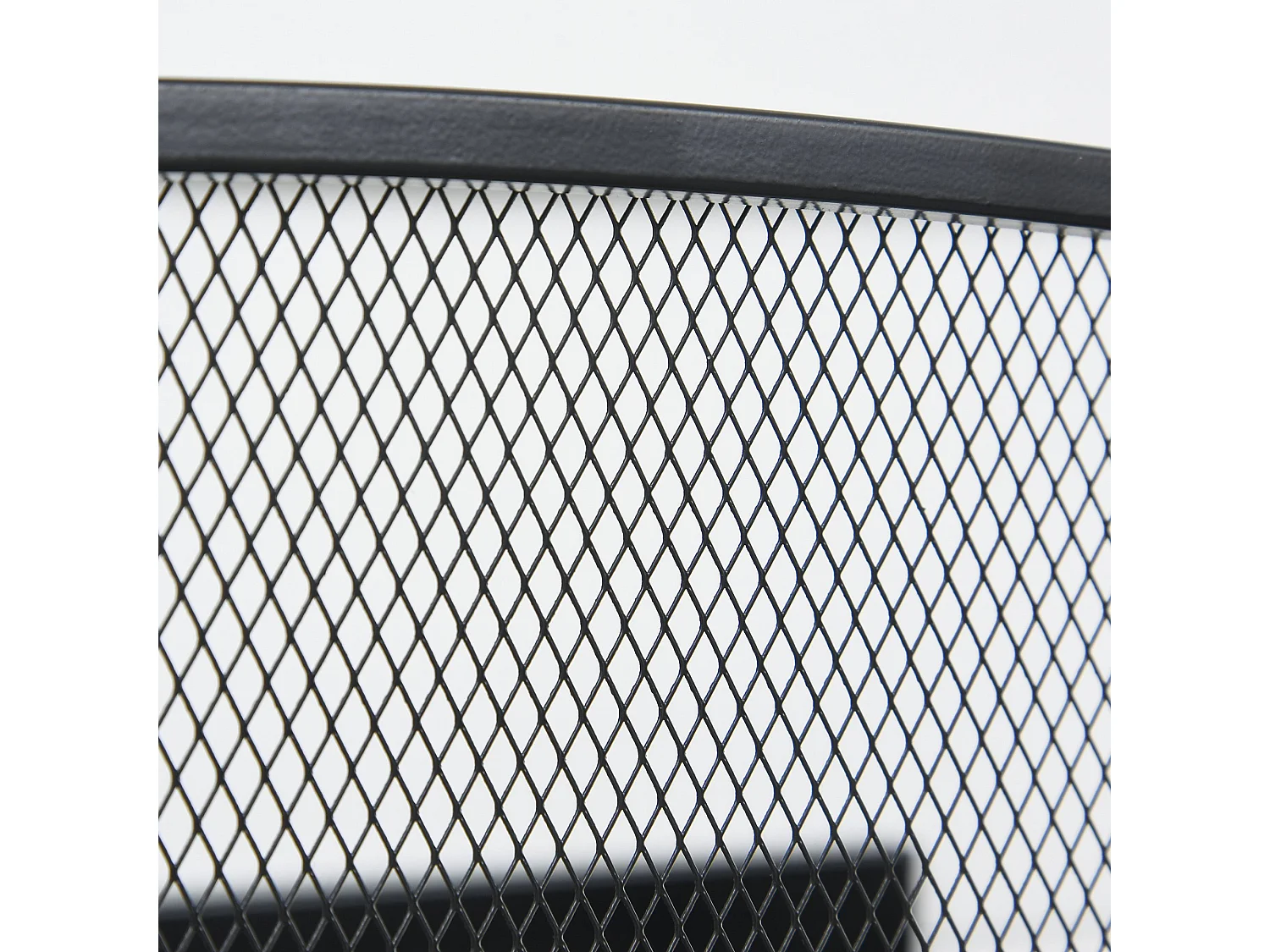 Pantalla de chimenea negro 132.5x76.5 cm HOMCOM