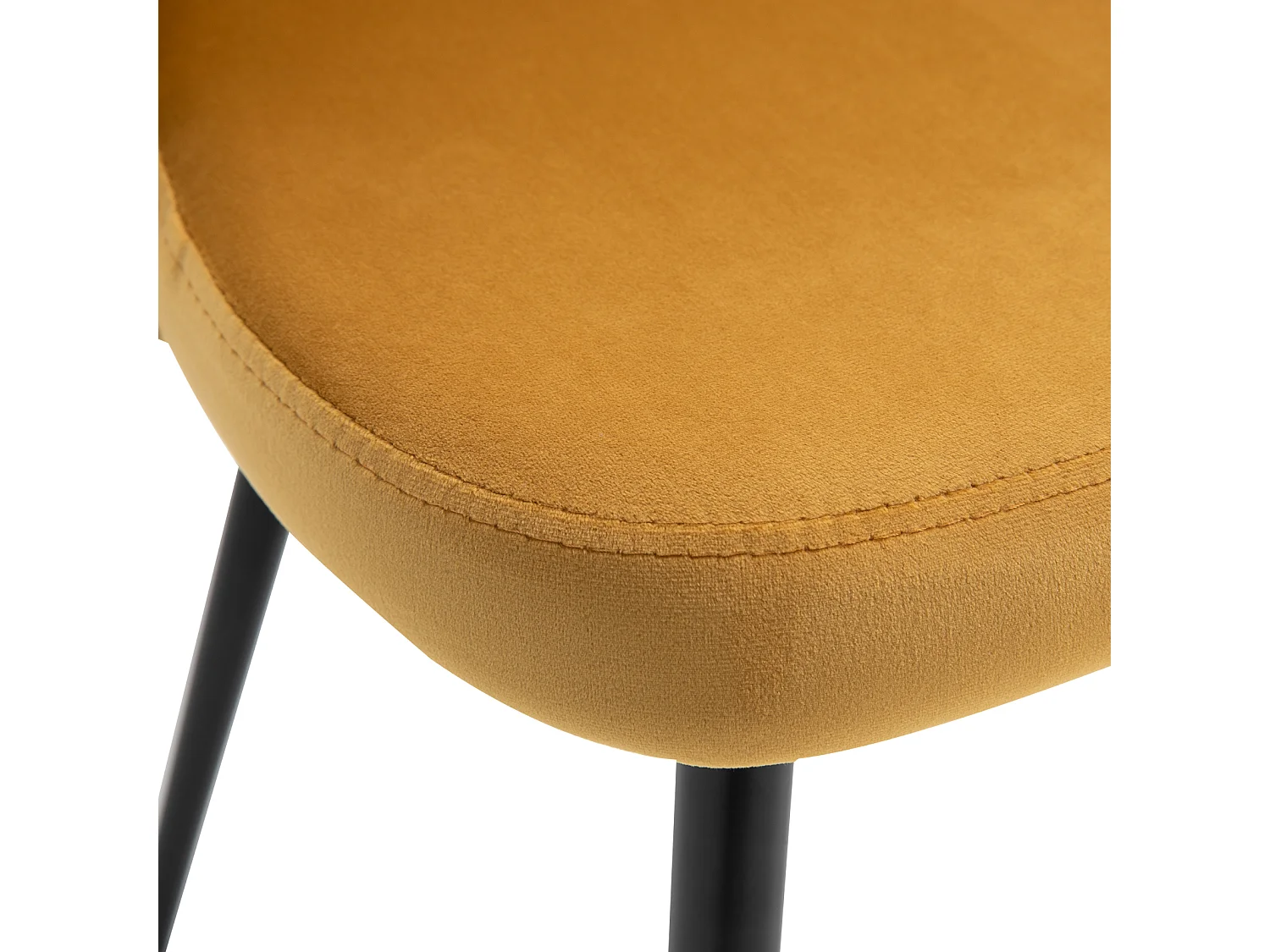 Set 2 sillas de comedor camel 49x50x77 cm HOMCOM