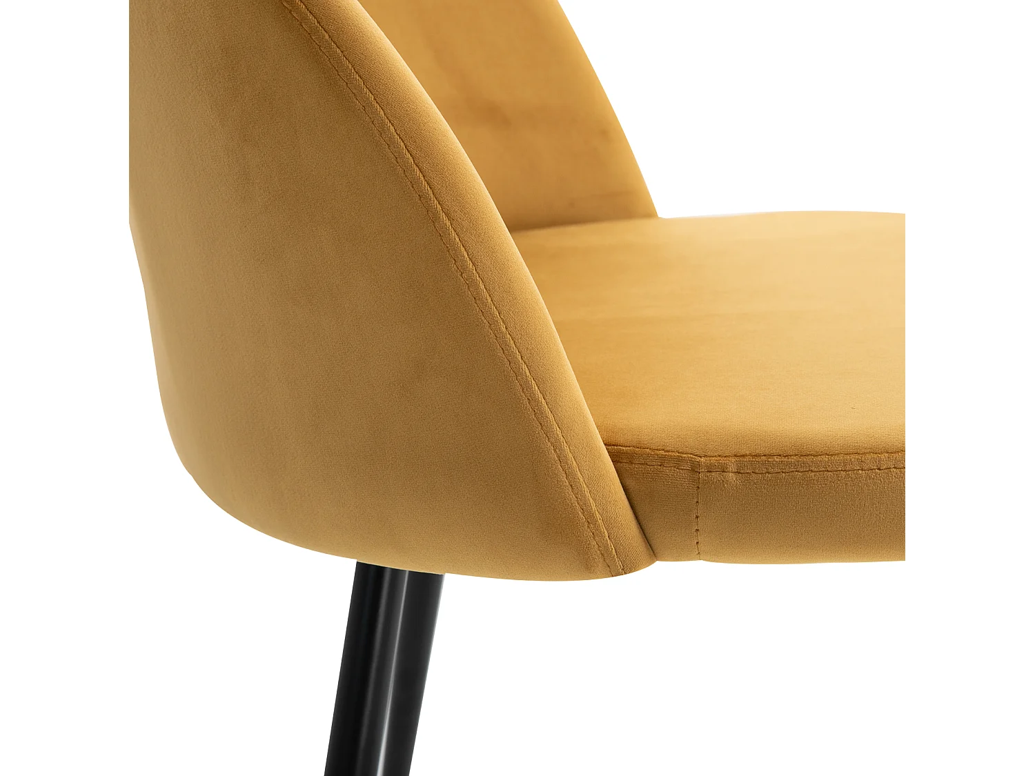 Set 2 sillas de comedor camel 49x50x77 cm HOMCOM