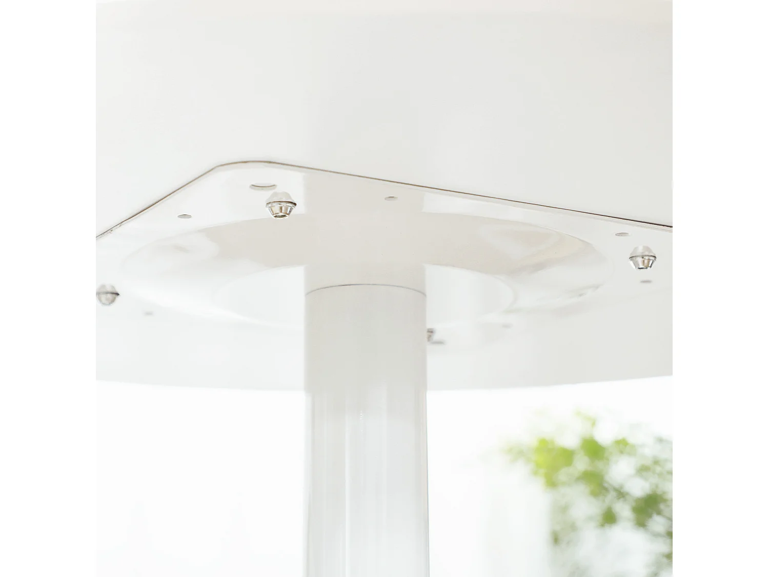 Mesa de comedor blanco 80x80x75 cm HOMCOM