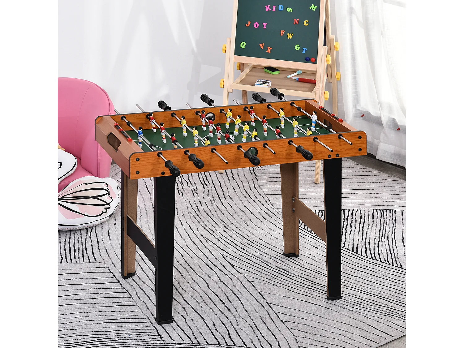 Mesa de futbolín multi-colored 84,5x40x61,2 cm HOMCOM