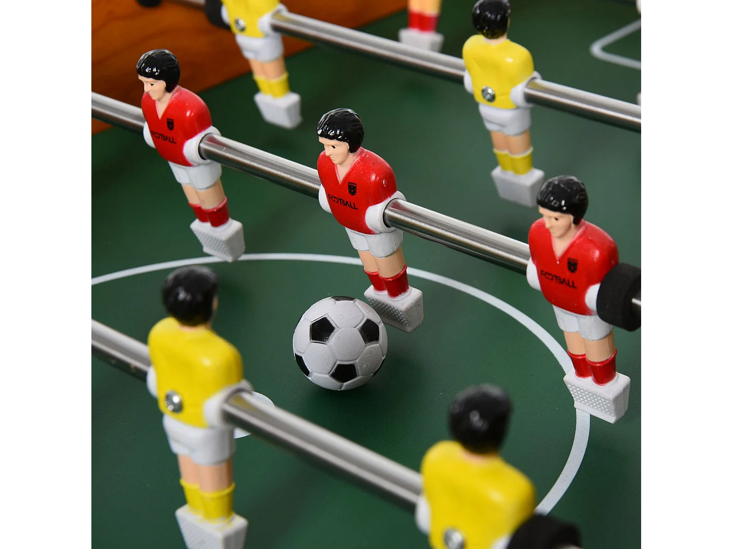 Mesa de futbolín multi-colored 84,5x40x61,2 cm HOMCOM