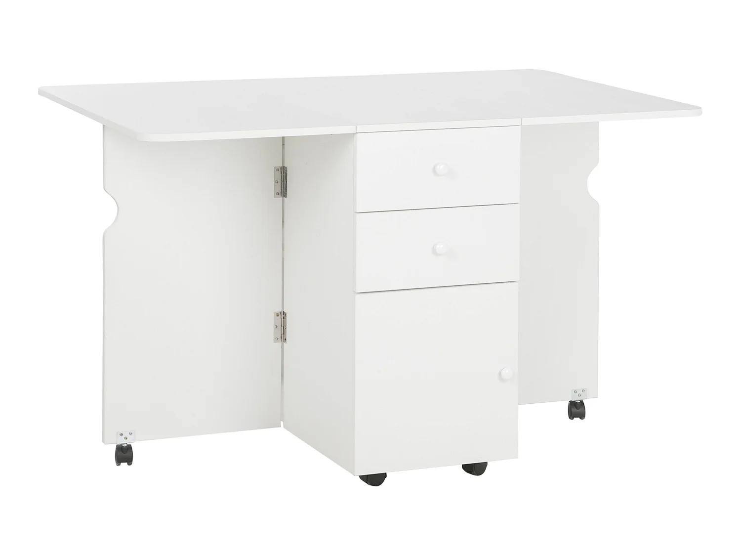 Mesa plegable cocina blanco 120x80x75 cm HOMCOM