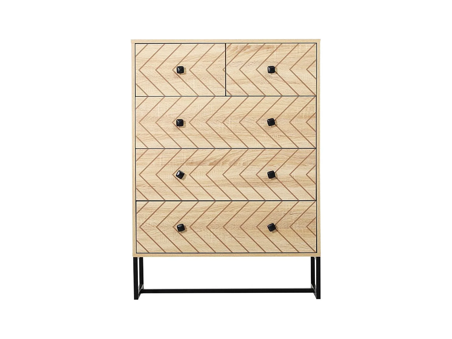 Armario auxiliar color de madera natural 80x39.5x110 cm HOMCOM