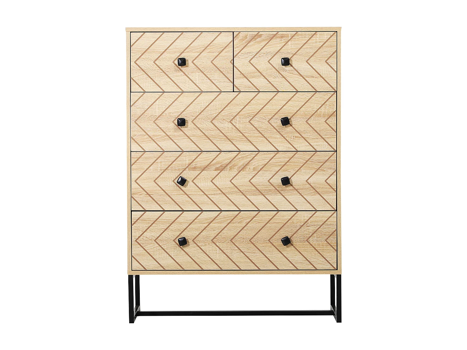 Armario auxiliar color de madera natural 80x39.5x110 cm HOMCOM