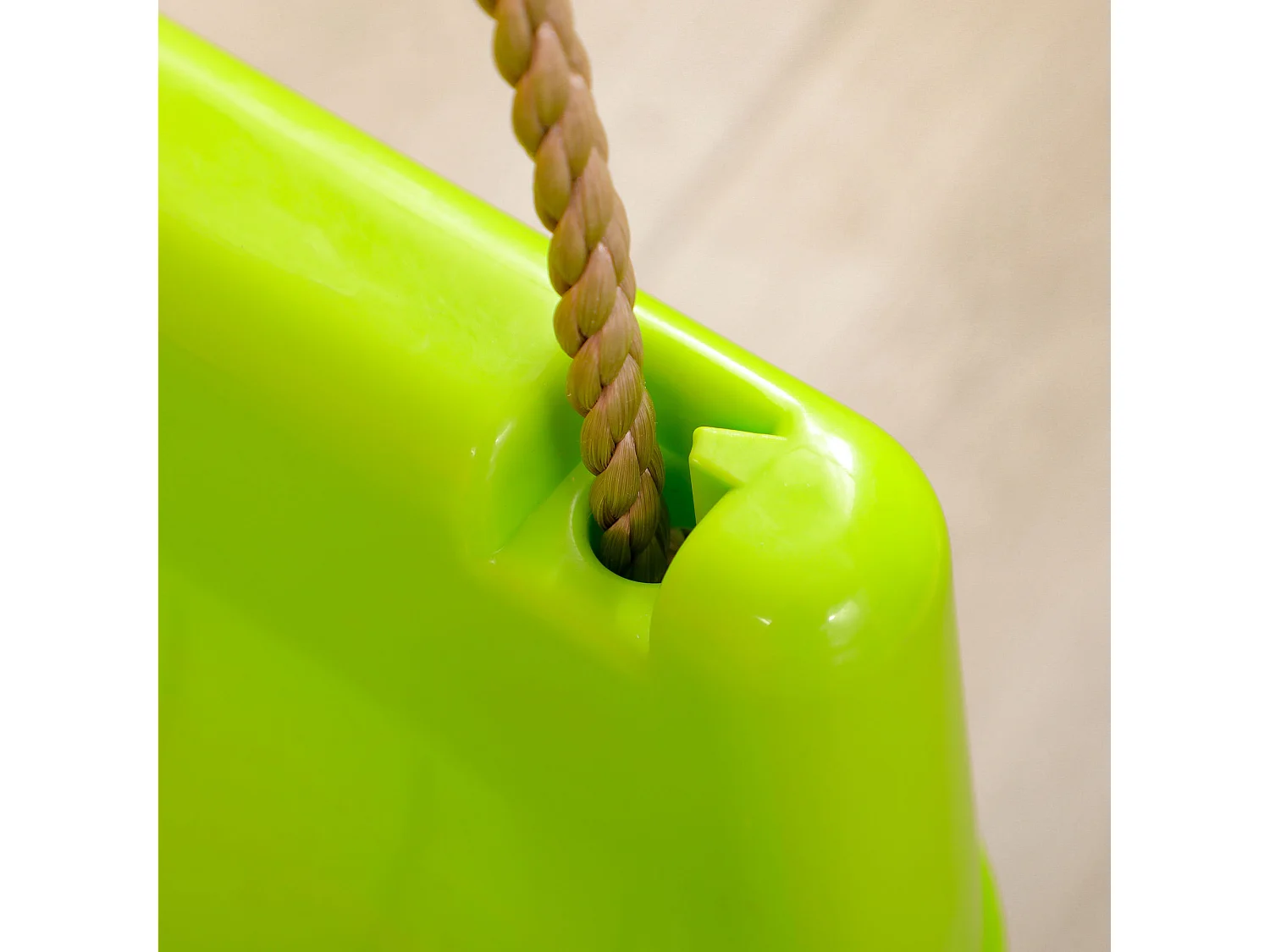 Columpio para bebé verde 42x33x180 cm Outsunny