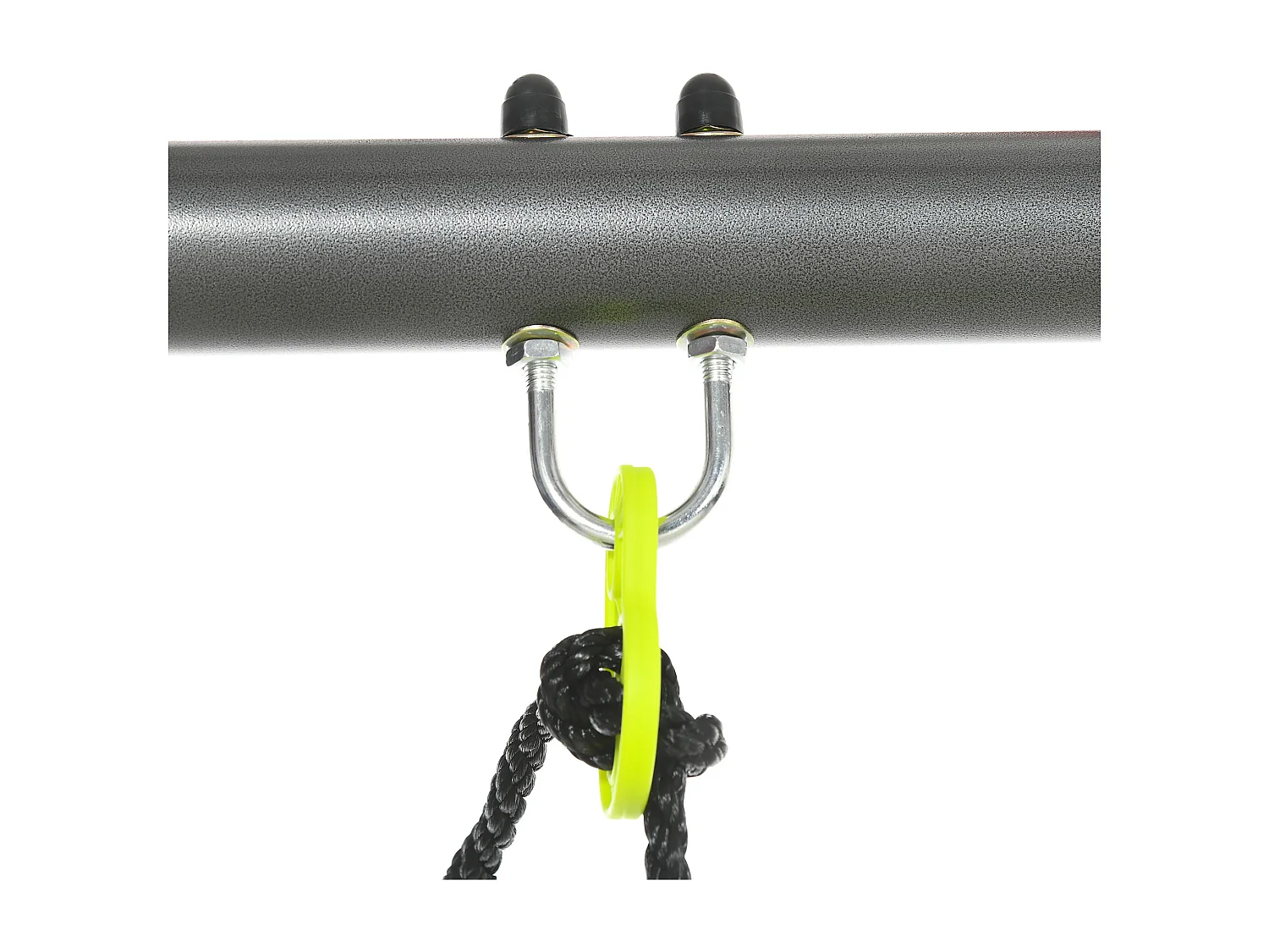 Set de columpio verde y negro 355x184x186 cm Outsunny