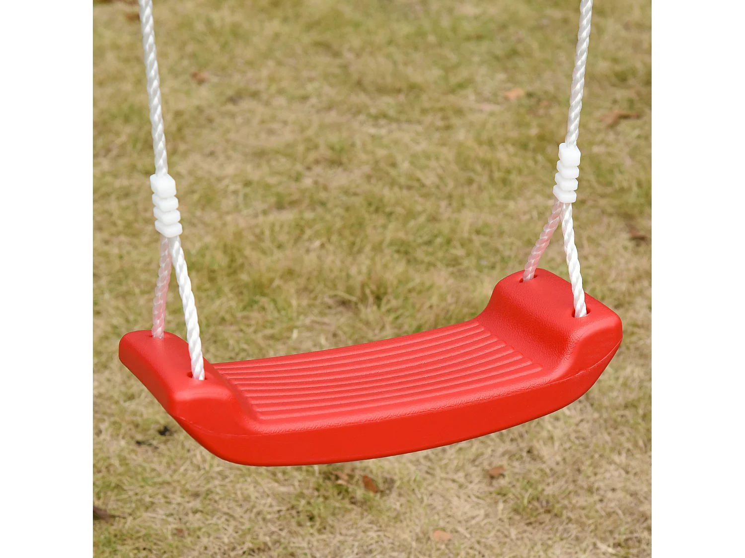 Columpio doble para niños multicolor 239x156x180 cm Outsunny