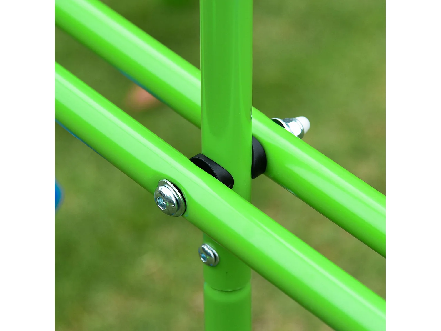 Columpio de jardín verde 280x140x178 cm Outsunny