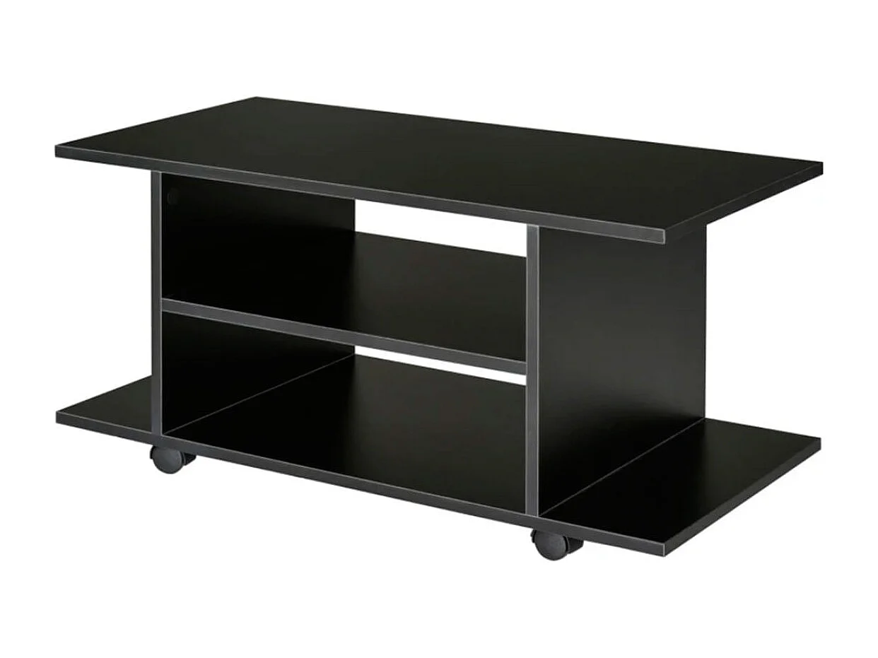 Mesa para tv negro 80x40x40 cm HOMCOM