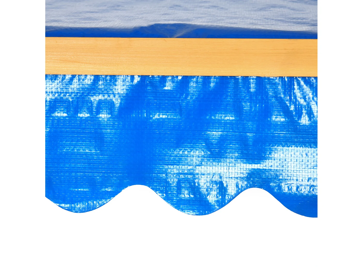 Arenero infantil madera natural 133x129x137.5 cm Outsunny