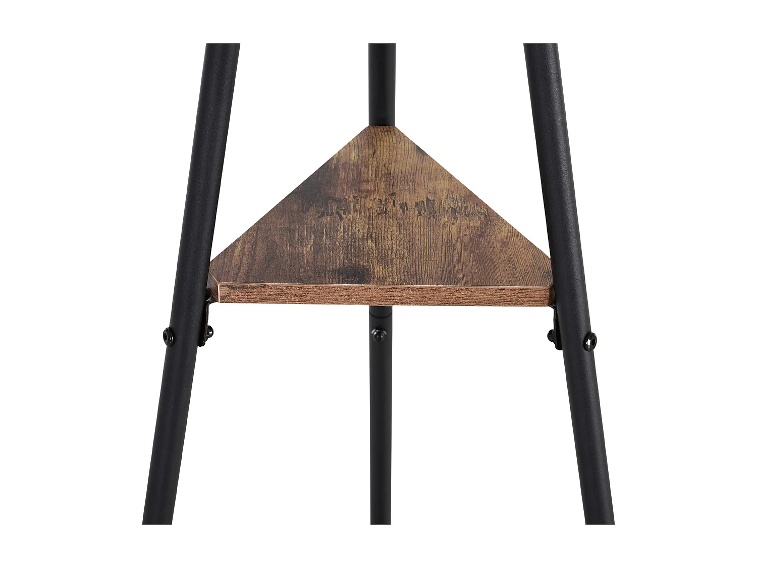 Perchero de pie metálico negro 46x52x182 cm HOMCOM