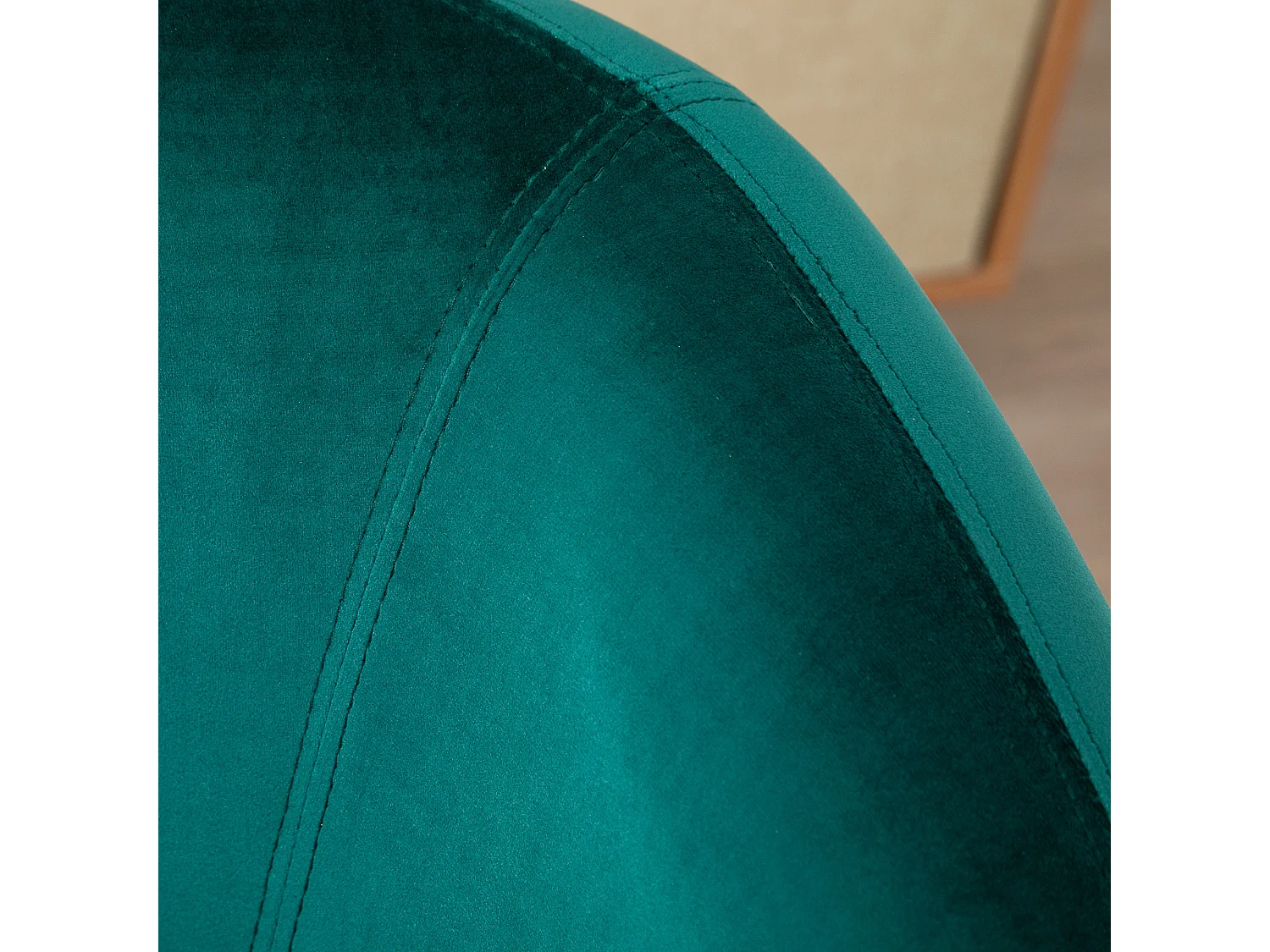 Sillón individual verde 75x74x76 cm HOMCOM