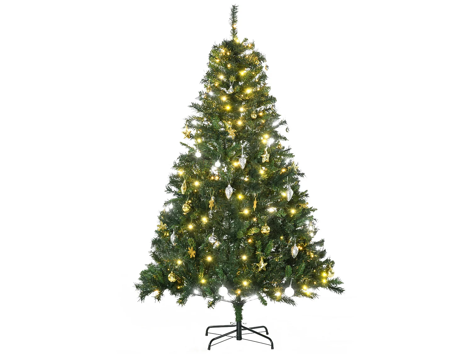Árbol de navidad verde ø112x180 cm HOMCOM