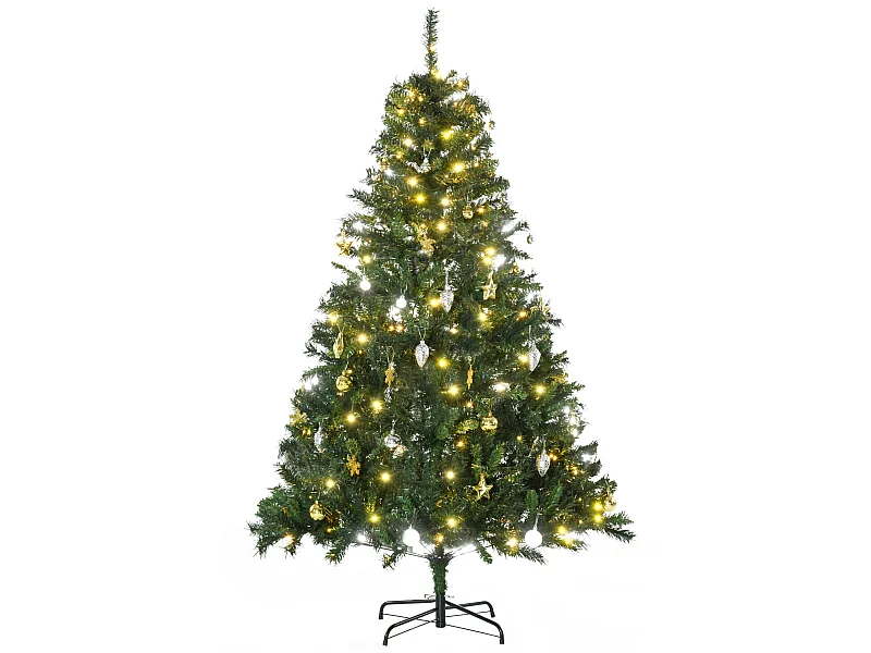 Árbol de navidad verde ø112x180 cm HOMCOM
